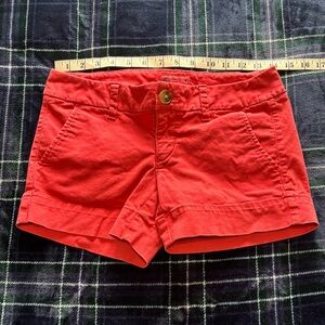 Pink vintage 2000s American Eagle micro shorts size 00